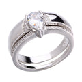 Creative Simulated Diamond Ring Set