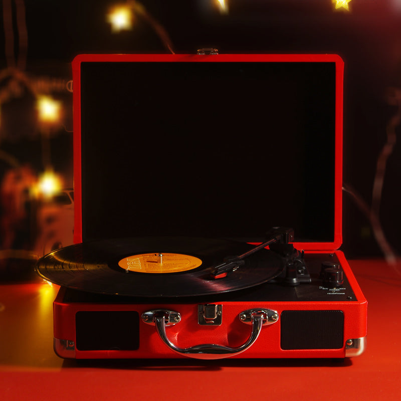 Time LP Vinyl Record Player Phonograph Retro Guest