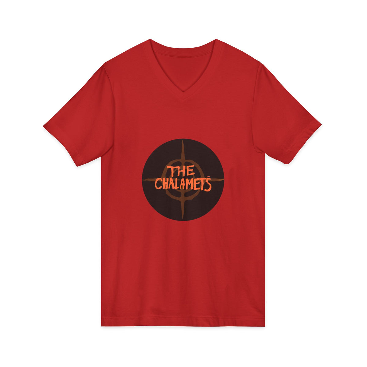 The Chalemets Band Logo V-Neck Tee