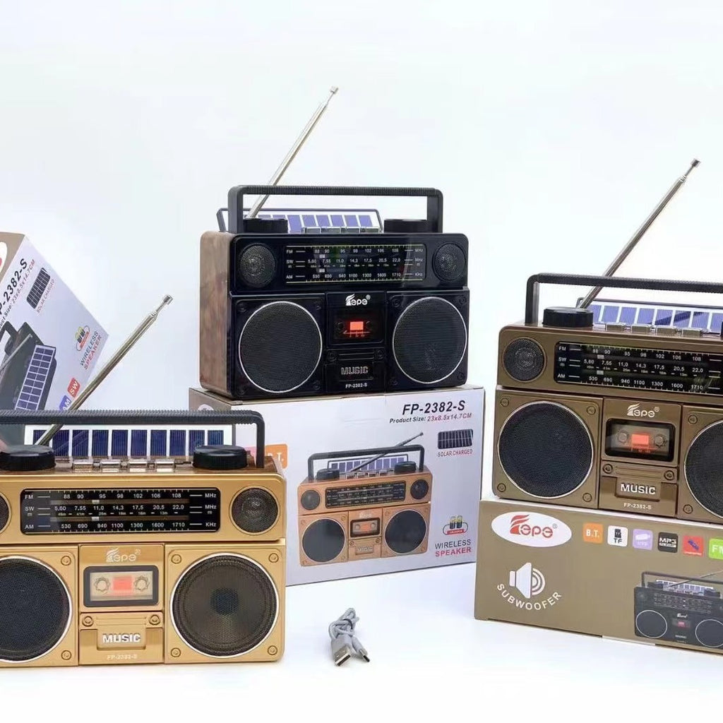 FP-2382-S Bluetooth Speaker Portable Outdoor Retro Audio
