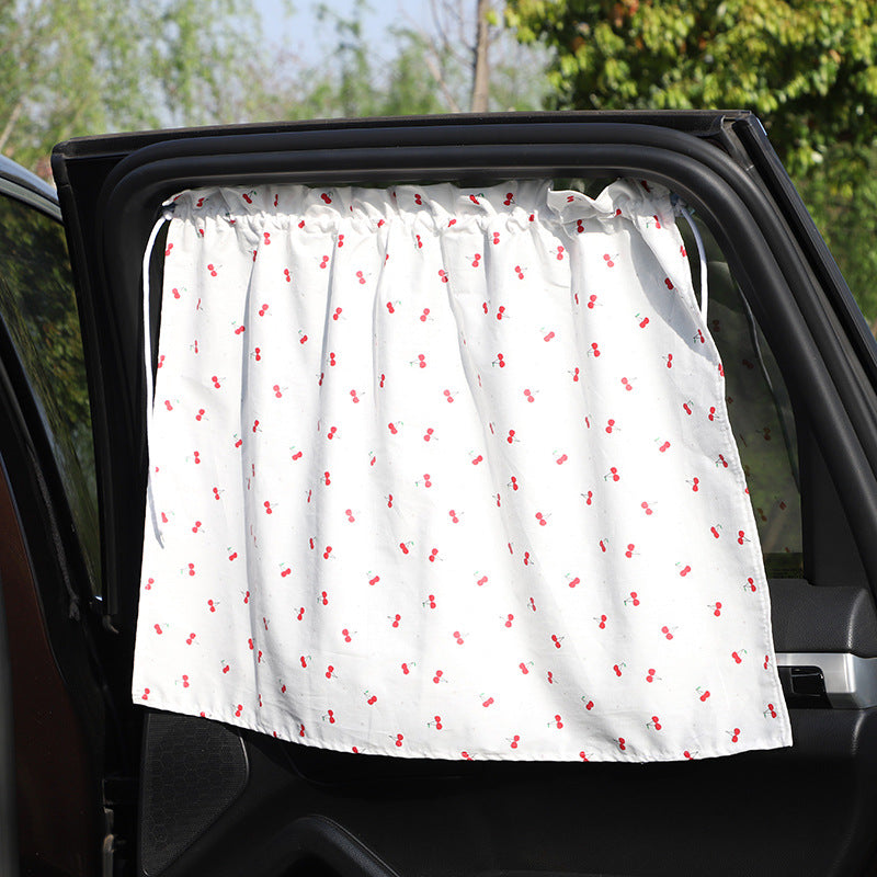 Auto Curtain Sunshade All Cotton Cartoon