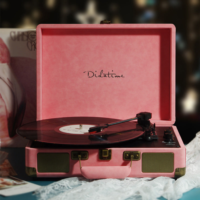 Time LP Vinyl Record Player Phonograph Retro Guest