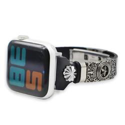 Embossed wrist strap