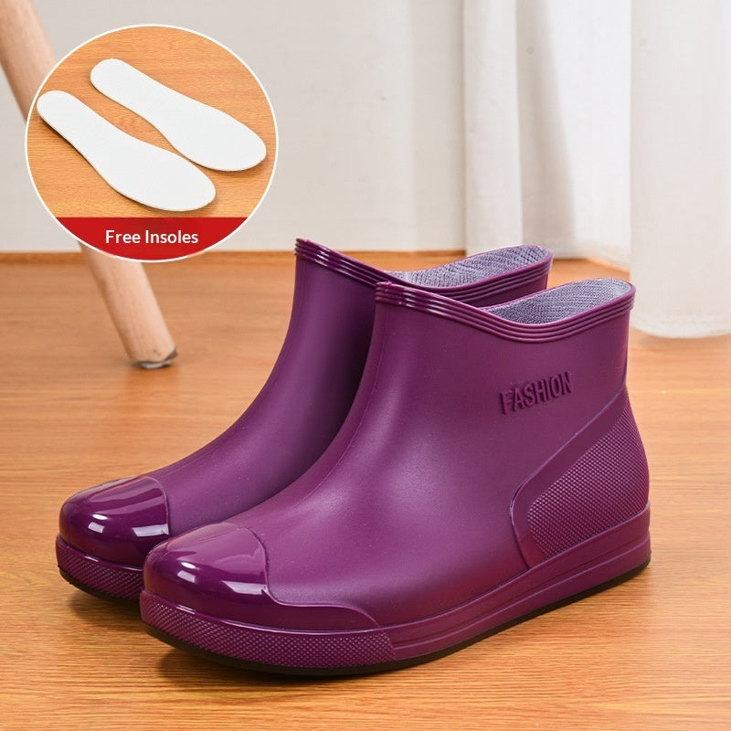Low-cut Short Non-slip Waterproof Rain Boots