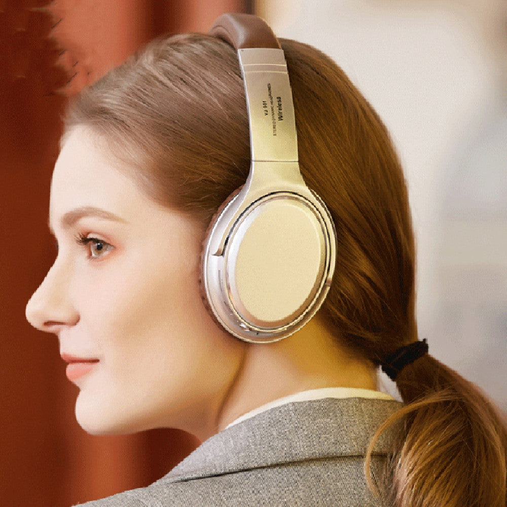 Retro Headset Metal Bluetooth Headset Wireless Sports Running