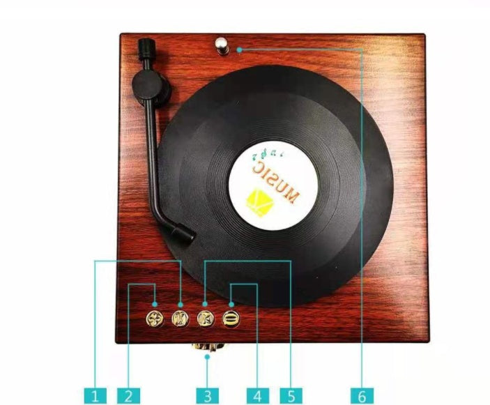 Retro Phonograph Bluetooth Stereo Multichannel