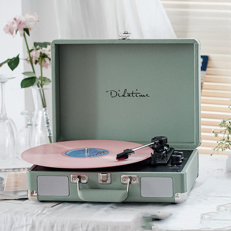 Time LP Vinyl Record Player Phonograph Retro Guest