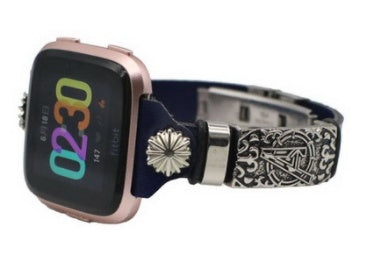 Embossed wrist strap