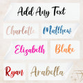 Personalised Vinyl Name Decal | 33 Colours | Elegant Font | Perfect for Laptops Tumblers Organising Wall Stickers | Vinyl Decal | Custom Business Labels | Calligraphy Stickers