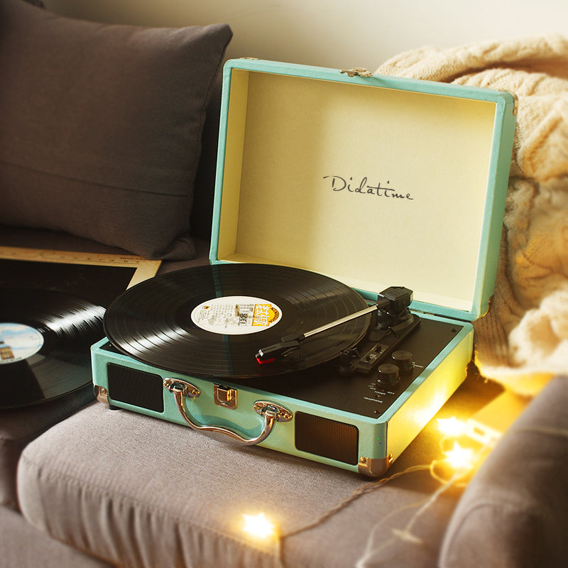 Time LP Vinyl Record Player Phonograph Retro Guest