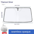 Car Double Ring Front Shield Sun Protection And Heat Insulation Auto Abat Vent