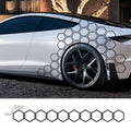 Reflective Car Body Stickers Hexagon Pattern