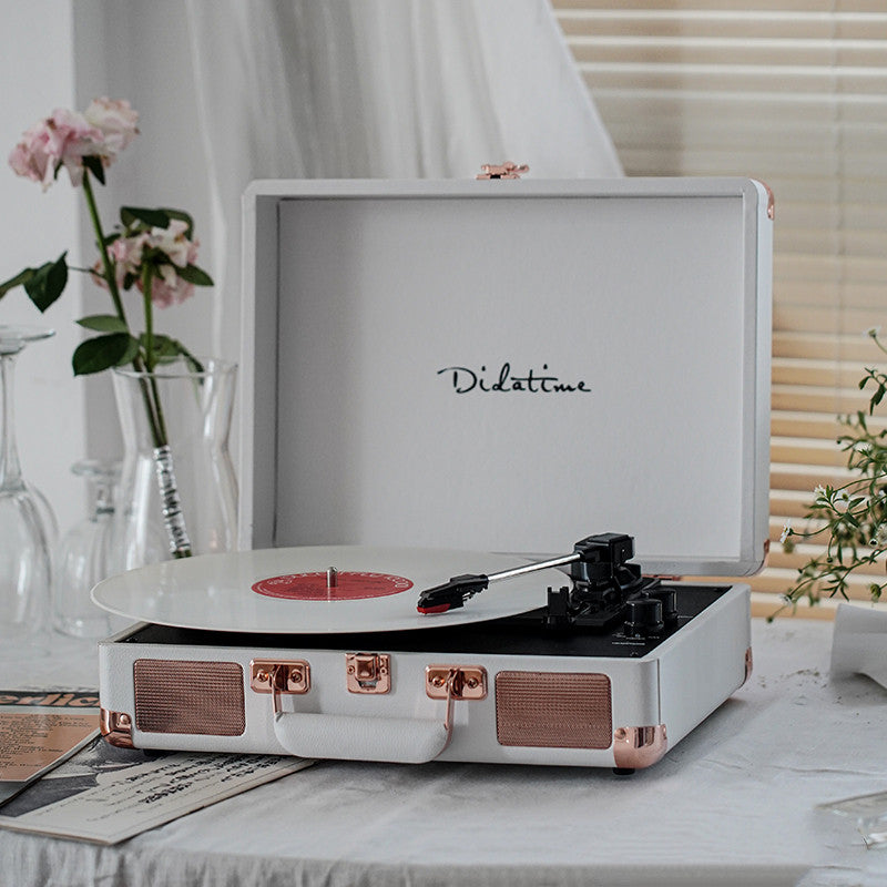 Time LP Vinyl Record Player Phonograph Retro Guest