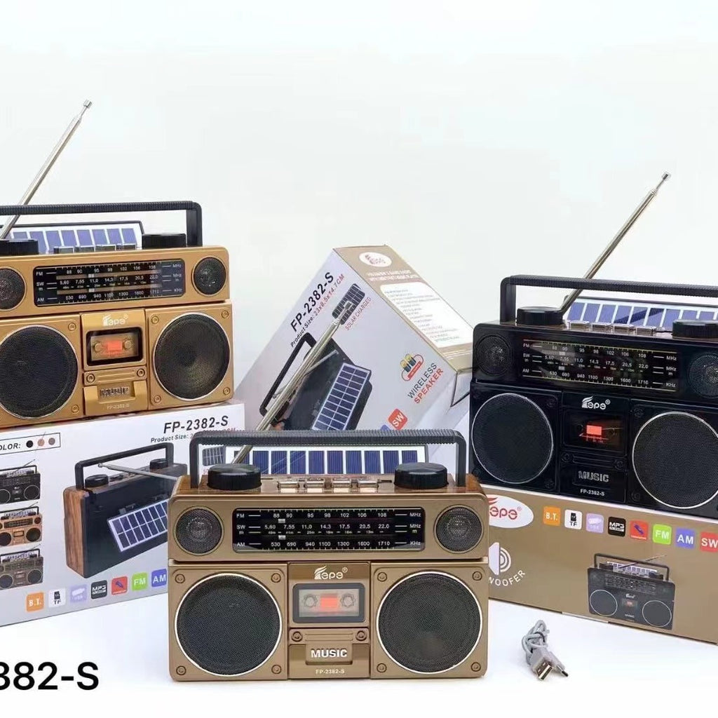 FP-2382-S Bluetooth Speaker Portable Outdoor Retro Audio