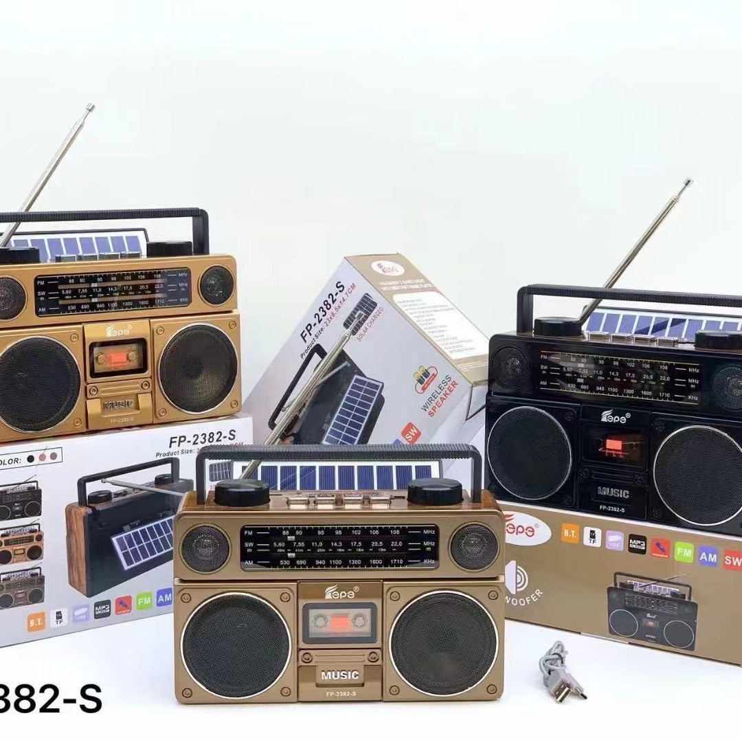 FP-2382-S Bluetooth Speaker Portable Outdoor Retro Audio